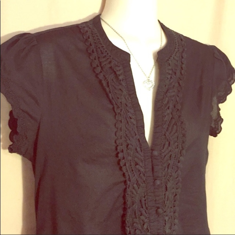 Converse one star India black retro hippie top S
